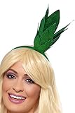 Smiffy's 48878 Pineapple Stalk Glitter Haarband, Unisex-Erwachsene, Grün, Einheitsgröße