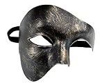 Sincerity Craft Schöne Party-Masken für Abschlussball und Partys, Schwarz und Gold