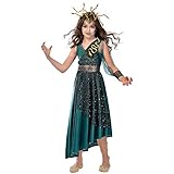 Amscan - Kinderkostüm Medusa, Kleid, Haarband, Griechische Mythologie, Schlange, Mottoparty, Karneval, Halloween