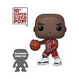 Funko POP! NBA: Bulls - 10' Michael Jordan - (Red Jersey) - Vinyl-Sammelfigur - Geschenkidee - Offizielle Handelswaren - Spielzeug Für Kinder Und Erwachsene - Sports Fans - Modellfigur Für Sammler