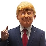 PartyHop Donald Trump Latex Maske Amerikanischer US-Präsident Politiker Berühmtheit Berühmte Menschen Menschliche Realistische Kopfmasken Kostüm für Halloween Party Carnival Parade