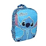 Disney Stitch Rucksack, Stitch-Schulrucksack, Jugendrucksack, Reiserucksack, Geschenk für Mädchen und Jugendliche | 31 x 24 x 9 CM