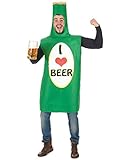 Generique Bierflasche Kostüm für Erwachsene Einheitsgröße