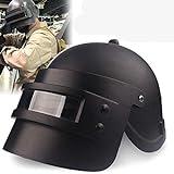 Bclaer72 Einzigartige PUBG Level 3 Helme Game Cosplay ABS Cool Helm Unisex Game Cap Requisiten für Gamefans, Schwarz , Free Size