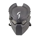 ATAIRSOFT Taktische schützende Paintball Airsoft Metall Mesh Alien und Predator CS Feld Infrarot-Lampe Full Face Maske WorldShopping4U