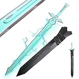 Sword Art Online - Dark Repulser Schwert, Metallschwert mit Scheide, 110 cm, SAO-Schwert, Anime-Geschenk für Sammler, Fans & Cosplayer, blau