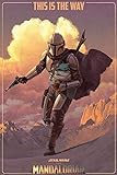 Star Wars The Mandalorian - (On The Run) Unisex Poster Multicolor Papier 61 x 91,5 cm Fan-Merch, Film