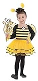Amscan - Kinderkostüm Biene-Ballerina, Kleid mit Tüllrock, Haarreif, Feenstab, Tier