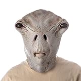 PartyHop Alien Maske Gruselige Latex Realistische Kopfmasken Kostüm für Halloween Party Carnival karneval Parade