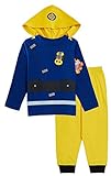 Fireman Sam Jungen Schlafanzug, Motiv Feuerwehrmann Sam, für Kinder, mit langen Armen und Beinen Gr. 4-5 Jahre, blau