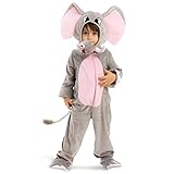 Spooktacular Creations Süßes Elefanten Kostüm für Kinder Halloween-Dress Up, Halloween Süßes oder Saures, Rollenspiel, Karnevals-Cosplay (Toddler( 3- 4yrs ))