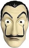 Gen13 Dali Maske Dali Salvador Dali, Rollen-Kostüm aus PVC, Halloween-Maske für Halloween, Ostern, Weihnachten, Beige, S