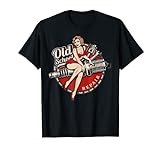 Oldschool Repair PinUp Girl Zündkerze Hotrod US-Car Service T-Shirt