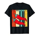 Rote Chili Peppers, rote Chili-Peppers, rote Vintage-Chili-Paprika-Tees T-Shirt