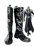 LINGCOS Final Fantasy VII FF7 Sephiroth Cosplay Shoes Boots Custom Made 43 Female