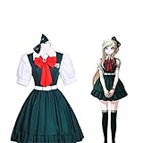 Teakpeak Anime Cosplay Schuluniform, Anime Danganronpa Cosplay Costume Sonia Nevermind Cosplay Dress JK Uniform - XL