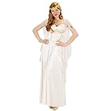 Widmann - Kostüm griechische Göttin, Kleid mit Schleier, Lorbeerkranz, Karneval, Mottoparty