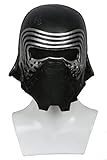 Xcoser Kylo Maske Deluxe Black Series Latex Helm Herren Cosplay Kostüm Replik für Erwachsene Kleidung Zubehör Merchandise