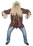 Foxxeo Scarecrow Kostüm für Erwachsene - Herren-Größe M-XXL Vogelscheuchen Halloween Verkleidung Größe L