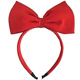 Bowknot Stirnband für Frauen rote Schleifen für Haarschmuck Haarschleifen für Mädchen Haarreifen Bowknot Haarbänder für Weihnachten Geburtstag Cosplay