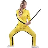 SEA HARE Chinesisches Kung Fu Gelb Bodysuit Kostüm (Damen)