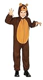 Guirca Teddybär Kostüm für Kinder Gr. 98-134, GröÃŸe:128/134