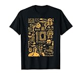 Breaking Bad 10th Anniversary Yellow Symbols Collage T-Shirt