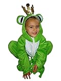 Frosch-König Kostüm, Sy12 Gr. 116-122, für Kinder, Froschkönig-Kostüme Frösche für Fasching Karneval, Klein-Kinder Karnevalskostüme, Kinder-Faschingskostüme, Geburtstags-Geschenk Weihnachts-Geschenk