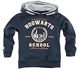 Harry Potter Kids - Hogwarts School Unisex Kapuzenpullover Navy 152
