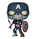 Funko POP! Marvel - What If - Zombie Captain America - Marvel What If - Vinyl-Sammelfigur - Geschenkidee - Offizielle Handelswaren - Spielzeug Für Kinder Und Erwachsene - TV Fans