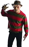 Rubie's Herren Nightmare On Elm St Freddy Krueger Shirt mit Maske, siehe abbildung, Standard