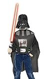 Darth Vader Boxset, Kostüm mit Maske und Lichtschwert, Größe 122-152