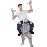 Morph Mumien Huckepack Kostüm für Erwachsene, Halloween Karneval, Damen Herren