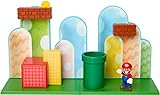 Nintendo Super Mario - Multipack Spielset - Eichenhain inkl. Mario Figur, 6 cm, 25 x 7,5 x 18 cm