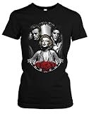 Vintage Legends Damen T-Shirt | Marylin Monroe James Dean Elvis Presley Girlie (M)
