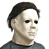 thematys Horror Killer Maske | Latex Halloween Maske für Erwachsene | Unisex
