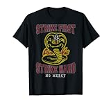 Cobra Kai Strike First Strike Hard Logo T-Shirt