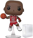 Funko NBA: Chicago Bulls Michael Jordan Pop! Vinyl Figure (Includes Compatible Pop Box Protector Case)