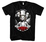 Vintage Legends Männer und Herren T-Shirt | Marylin Monroe James Dean Elvis Presley (L, Schwarz)