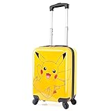 Pokemon Koffer Kinder Jungen mit 4 Rollen Koffer Kinder Mädchen Trolley für den Urlaub Pikachu Reisekoffer Teenager