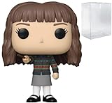 Harry Potter 20th Anniversary - Hermine Granger with Wand Funko Pop! Vinyl Figure (Bundled with Compatible Pop Box Protector Case), Mehrfarbig, 9,5 cm
