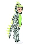 KIDSEPT Dinosaurier Kostüm, Drachen Tier Pyjama für Kleinkinder Babys Kinder, Kuscheliges Dino Onesie Unisex for Dress Up Party und Rollenspiel(2 Jahre)