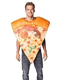 Wilbers Pizza Kostüm Pizzakostüm Damen Herren Pizzastück Essenkostüm Essen Karneval Food