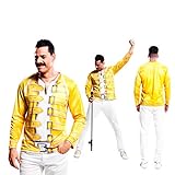 Yijja Fast Fun 06790XL Freddie Mercury T-Shirt XL, Mehrfarbig