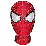 DAYDAY helper Kein Weg Home Rollenspiele Head Cover Spider Cosplay Mask Weit entfernt von Home Kopfbedeckung Helmhelm Haube Scharlachrot Spinne Kopfschmuck Masquerade Party Requisiten
