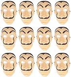 Salvador Dali Maske für Erwachsene – Kostüm, Zubehör für Halloween, Kostüm, 12 Stück