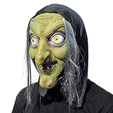 PartyHop - Masken der Alten Hexe Halloween Schrecklicher Horror Cosplay Kostüm