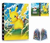 Sammelalbum mit Pokemon, Karten Album für Pokemon, Ordner Buch Karten Halter mit Pokemon, Sammelkarten Album , 30 Seiten 240 Karten Kapazität
