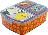Lunchbox für Kinder, Sandwichmaker mit 3 Fächern für Kinder, Lunchbox mit BPA-freiem Kunststoff, tolles Geschenk für Kinder