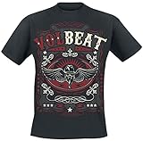 Volbeat Western Wings Black Männer T-Shirt schwarz M 100% Baumwolle Band-Merch, Bands, Nachhaltigkeit